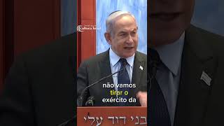 As recentes palavras do P Ministro de Israel sobre a Gu3rra [upl. by Hnirt572]