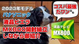 パナソニック 液晶テレビ MX800シリーズ 開封組み立てしながら御紹介 TH55MX800 TH65MX800 TH50MX800 TH43MX800 TH75MX800 [upl. by Noedig142]