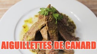 Recette daiguillettes de canard au pesto [upl. by Ecilahs614]