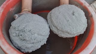 New Video Reused Pure Cement Crumbling in Water 💦 Extremely Satisfying asmr sounds Relaxing [upl. by Feodore]