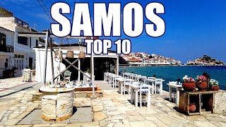 Samos Greece  Top 10 BEST PLACES to VISIT [upl. by Nomzed]