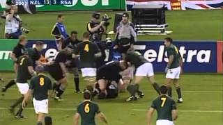 Rugby 2003 Quarterfinal New Zealand v South Africa [upl. by Luciana121]