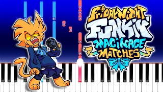 Friday Night Funkin  VS Maginage Matches  Acrimony Piano Tutorial [upl. by Ttirb]