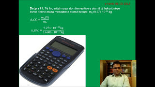 DETYRA NGA KIMIA Detyra1 Llogaritja e masës atomike relative [upl. by Ahsiemaj611]