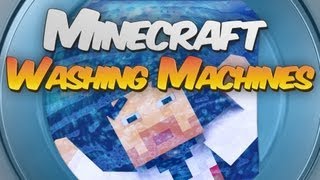 Working Washing Machines in Minecraft  Redpower amp Tekkit Creation [upl. by Gardel]