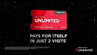 Join Unlimited today  Cineworld Cinemas Unlimited Advert [upl. by Aoht440]