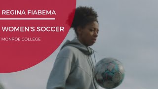 WOMENS SOCCER SCHOLARSHIP – REGINA FIABEMA Monroe College [upl. by Silsbye494]