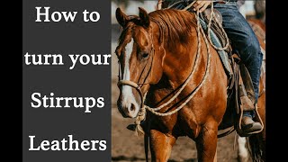 How To Turn Your Stirrup Leathers [upl. by Holland526]