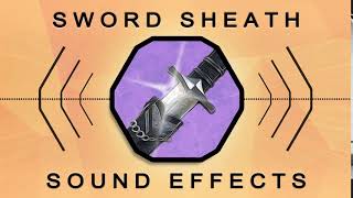 Sword Draw  Sword Sheath  Free Sound Effect [upl. by Mcneil]