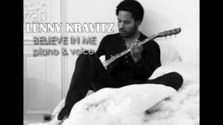 Lenny Kravitz  Believe In Me Piano amp Voice [upl. by Hedley]