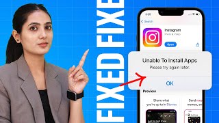 How To Fix Apps Not downloading on App Store in iPhone [upl. by Elorak355]