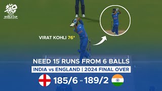 India vs England  Final Over Decider  2024 Cricket Highlights [upl. by Haisej137]