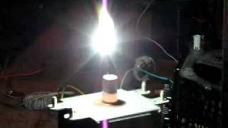 Microwave oven magnetron flaming [upl. by Leissam645]