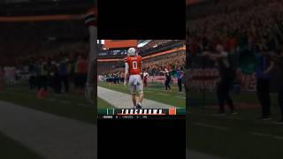 DeBerry breaks free vs Virginia Tech collegefootball25 miamihurricanesfootball miamifootball [upl. by Yhtomiht]