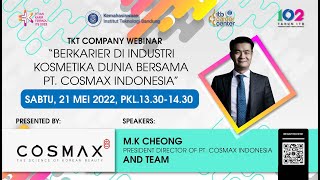 Webinar Virtual TKT Mei 2022 quotPTCOSMAX INDONESIAquot [upl. by Schlicher42]