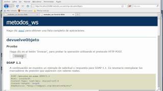 MsVS2010 WebService C devolver un objeto serializable [upl. by Fraase776]