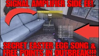 COLD WAR ZOMBIES OUTBREAK HOW TO DO NEW SIGNAL AMPLIFIER EASTER EGG FOR SONG amp FREE POINTS [upl. by Ecerehs]