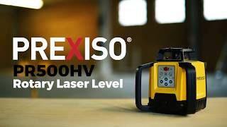 PREXISO  Rotary Laser Level [upl. by Elokkin608]