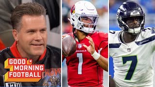 GMFB  The Seahawks are the biggest threat to the Cardinals in the NFC West  Kyle Brandt explains [upl. by Bambi]