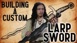 Building a flamberge LARP sword [upl. by Tu]