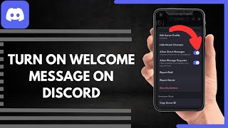 How To Turn On Welcome Message On Discord [upl. by Asiulairam]