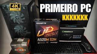 Como MONTAR um PC GAMER em casa sem EXPERIÊNCIA KKKKKKKKKK [upl. by Kay]