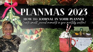 PLANMAS  HOW TO JOURNAL IN YOUR PLANNER  TAKE A NOTE PLANNER [upl. by Lipinski726]