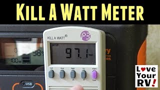 Kill A Watt Meter  RV Power Test Gadget [upl. by Aniara]