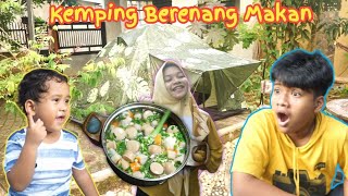 DRAMA KEMPING BERENANG DAN MAKAN BAKSO  eybel channel [upl. by Esilegna563]