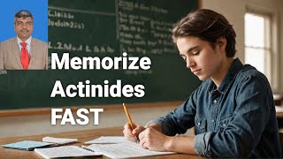 Periodic Table Memorize Actinides amp Electronic configuration  JEE Chemistry Lesson 6 [upl. by Czarra997]