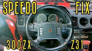 Nissan 300ZX Z31 Speedometer Fix and dashboardsensor diagnosis amp repair INDEPTH [upl. by Merola375]