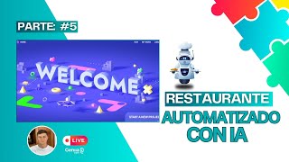 PARTE 5 RESTAURANTE AUTOMATIZADO 🧩 Programando interfaz con Flet [upl. by Kristine]