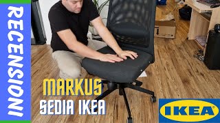 Facciamo lunboxing della sedia MARKUS di IKEA [upl. by Eisus]