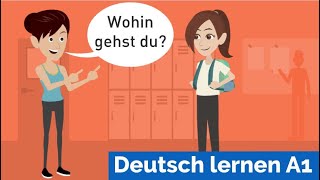 Deutsch lernen mit Dialogen  Lektion 19  sich vorstellen  Personalpronomen  Akkusativ [upl. by Lynus]