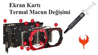 EKRAN KARTI  TERMAL MACUN  DEĞİŞİMİ  Bilgisayarcılara PARA Vermeyin [upl. by Velvet99]