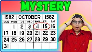 Crazy Calendar The Mystery of October 1582  AJ Masti 😱🤔 [upl. by Dunson]