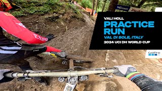 GoPro Mud Fest Today for Practice  Vali Holl  24 UCI Downhill MTB World Cup [upl. by Ozzy]