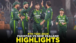 Full Highlights  Pakistan vs New Zealand  4th T20I 2024  PCB  M2E2A [upl. by Draw]