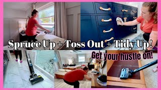 Spruce Up Toss Out Tidy Up Cleaning Motivation  Clean Declutter and Organize  Deep Clean With Me [upl. by Nadab591]