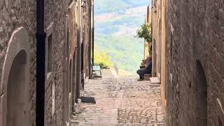 Morrone del Sannio Town in Molise historical center [upl. by Millwater528]