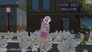 Bunny Apocalypse 🐰🧟‍♀️ Apocalipsis Conejil challenge School Girls Simulator [upl. by Aicenaj]