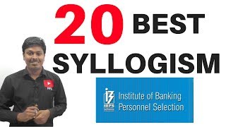 20 BEST SYLLOGISM 7 For BANK EXAMS [upl. by Wandie]