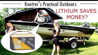 UPGRADE TROLLING MOTOR BATTERIES TO LITHIUM  SAVE MONEY [upl. by Annoirb526]