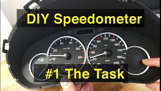 1 How to print your own DIY speedometertachometer instrument cluster [upl. by Glick46]