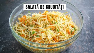 Salată de crudități  multe vitamine puține calorii  Bucate Aromate [upl. by Atisor]