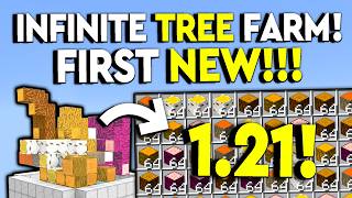 BEST INFINITE ALL TREES FARM 121 Minecraft Bedrock MCPEXboxPS4Nintendo SwitchWindows 10 [upl. by Otreblide315]