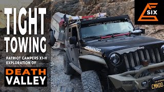 Death Valley Overland  Taking on Steel Pass  Dedeckera Canyon With Our Patriot Campers X1H [upl. by Noli]