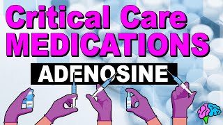 Adenosine  Critical Care Medications [upl. by Aniroz538]