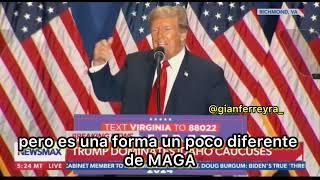 quotAmo a Mileiquot Trump elogia al Presidente Milei 020324 [upl. by Aicineohp]