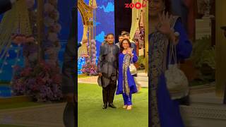 Anil Ambani amp Tina Ambani POSES for paps as they attend AnantRadhikas wedding festivity shorts [upl. by Guibert131]